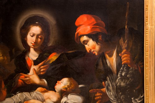 XVIIe siècle - L'adoration des bergers - Bernardo Strozzi (Gênes 1581 - Venise 1644) et atelier